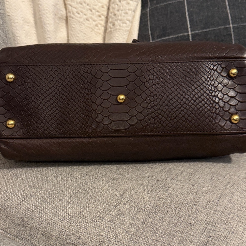 Longchamp Gatsby Python Embossed Shoulder Bag - Picture 4 of 11